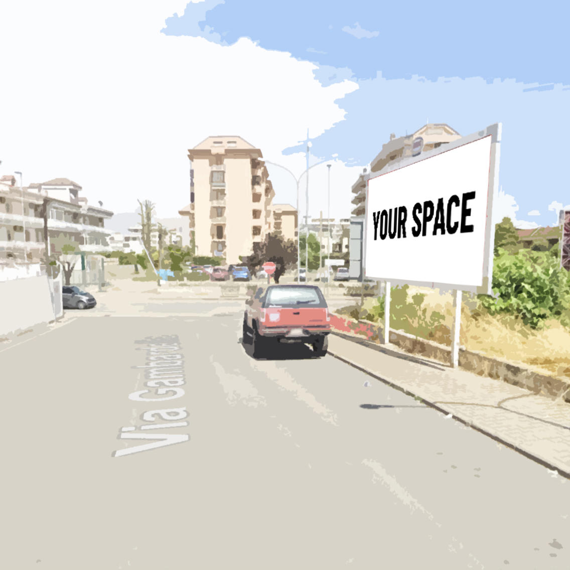 SPAZIO PUBBLICITARIO 600 x 300 Via Gambardella (AVERSA) Dal 19/10/2026 al 01/11/2026 14 giorni
